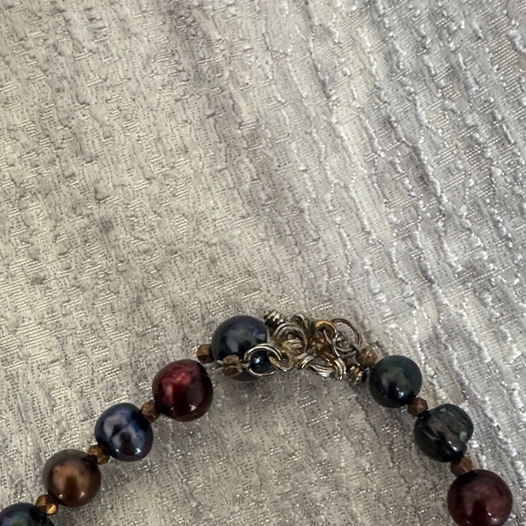 Multicolor Pearl Necklace - Picture 7 of 8